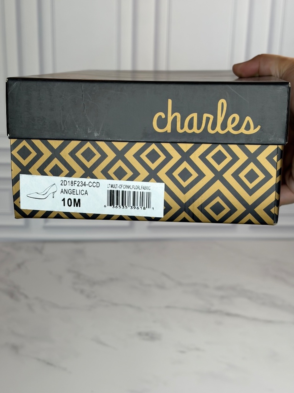 Charles by Charles David Angelica Floral Brocade Pointed Toe Pumps 10M NIB - Picture 5 of 6